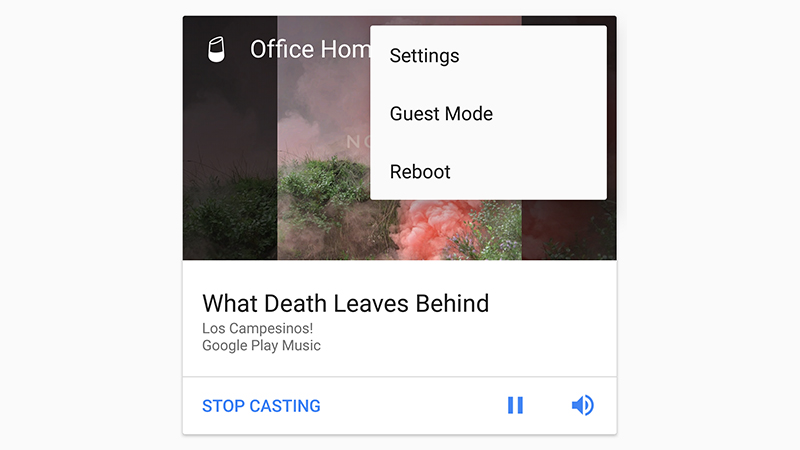 Add new users through the settings for your Google Home device. Image: Screenshot